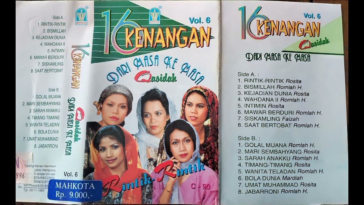 Keajaiban dunia (rosita) 16 Kenangan qasidah dari masa ke masa