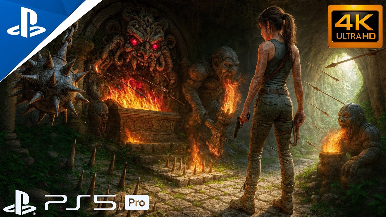 CURSED TOMB HUNT (Tomb Raider) Ultra Realistic Graphics Gameplay [PS5 PRO] 4K 60FPS