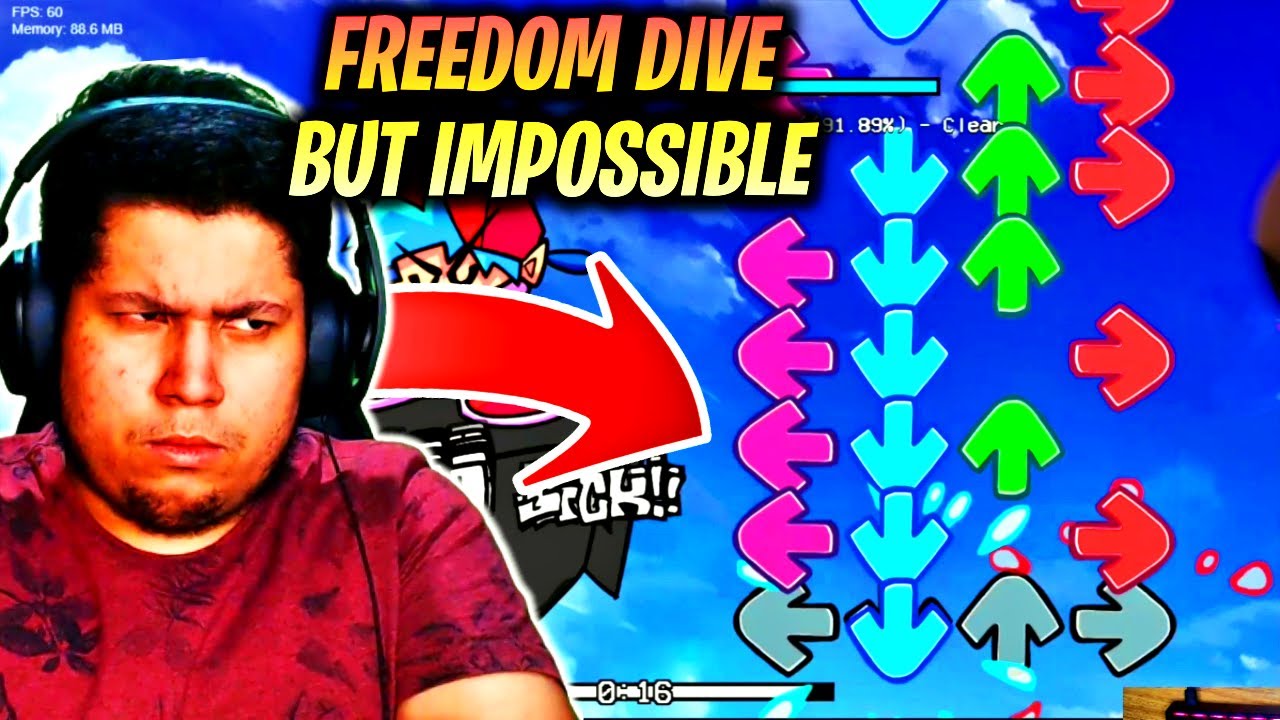FNF Freedom Dive Mod СЛОМАЛ меня – Самый сложный чарт в истории?