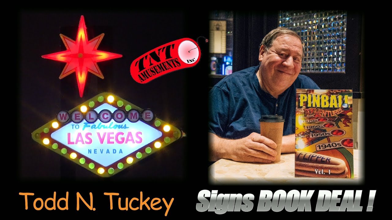 TODD TUCKEY announces his new PINBALL BOOK SERIES-My Personal Disaster!TNT Amusements