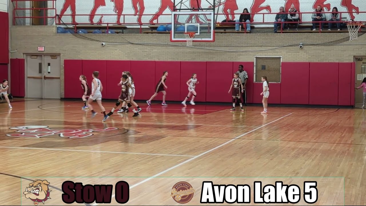 Stow Lady Bulldogs 🏀 vs Avon Lake Shoregals Girls 4th Grade Basketball 2-8-25 Westside Classic