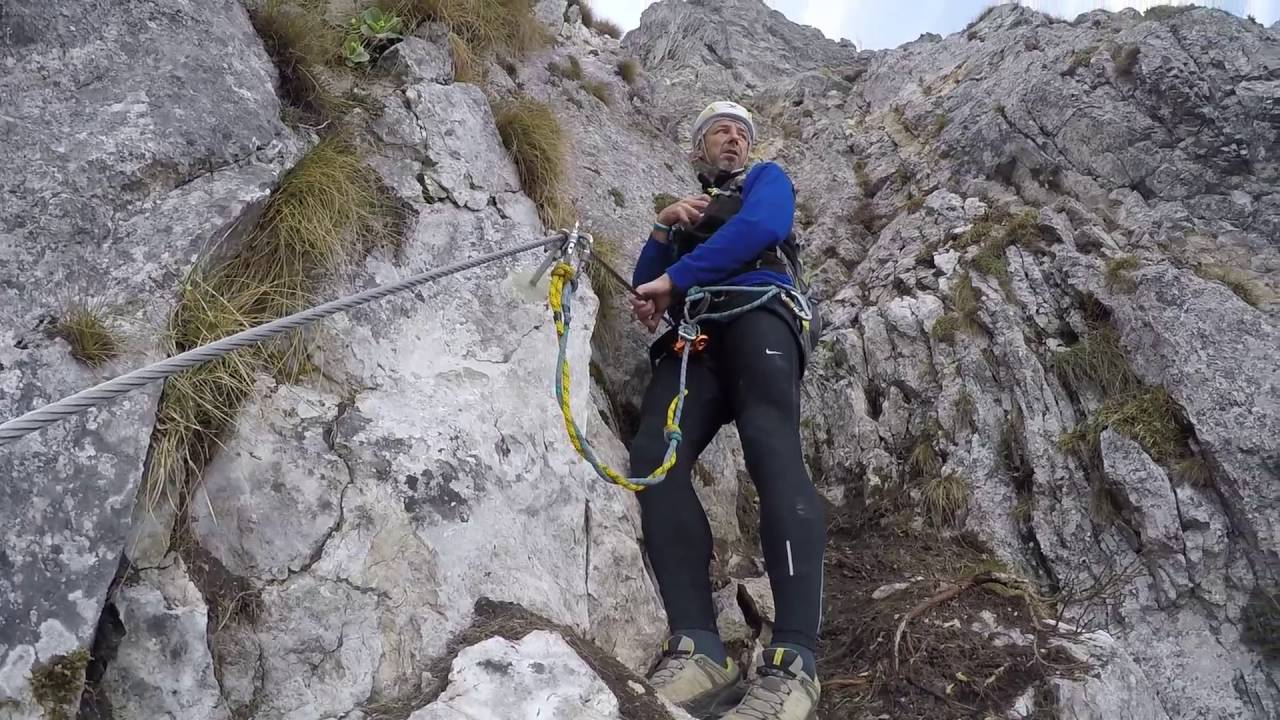 Ferrata Corno del Bene Monte Guglielmo 30 aprile 2016