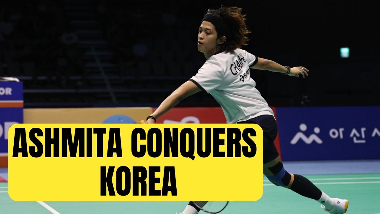 FLASH: India's Ashmita Chaliha wins Korea Open 300 badminton title