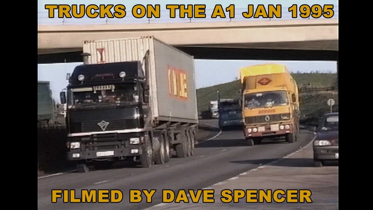 DS0162Hi8 TRUCKS ON THE AI JAN 1995 BY DAVE SPENCER