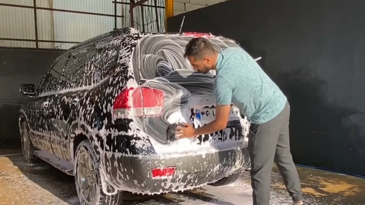I Tried South Korea's Wild Car Washes#asmr #automobile #youtube #satisfying