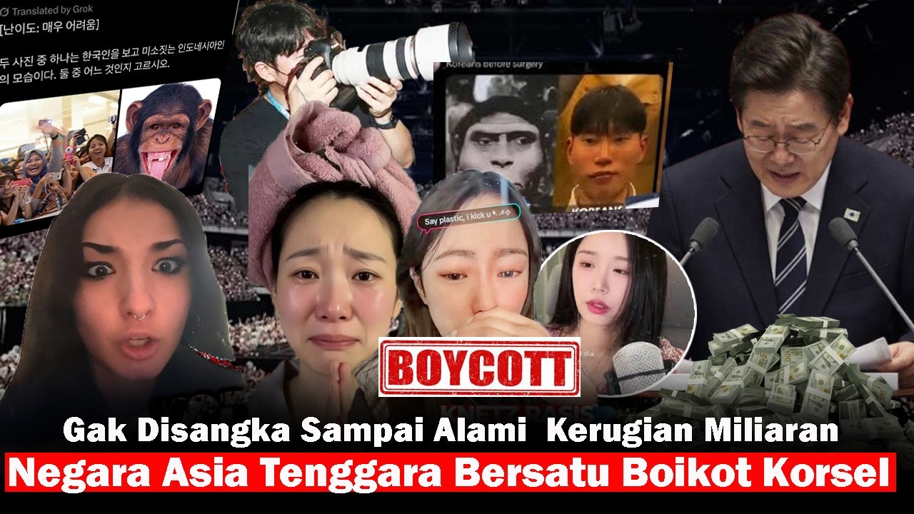 🟥AKIBAT HINA ORANG INDONESIA SEPERTI MONYET KORSEL ALAMI KERUGIAN MILYARAN Dampak SEAblings Vs Knetz