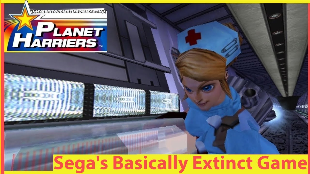 Sega's Nearly EXTINCT Arcade Game: Planet Harriers! Space Harrier Except Different on Hikaru
