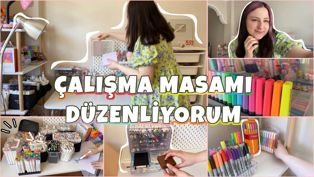 I'M ORGANIZING MY DESK | Pen organization | New organizer | Maker pen