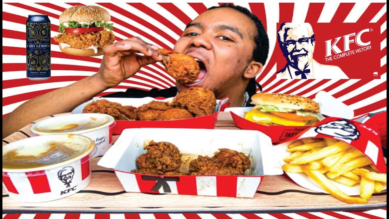 Eat With Me: KFC Family Fiesta Mukbang.