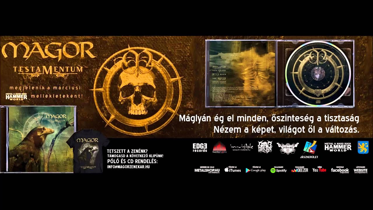 Magor - Őrzöm a hitem (hivatalos szöveges / lyrics videó a Testamentum lemezről)