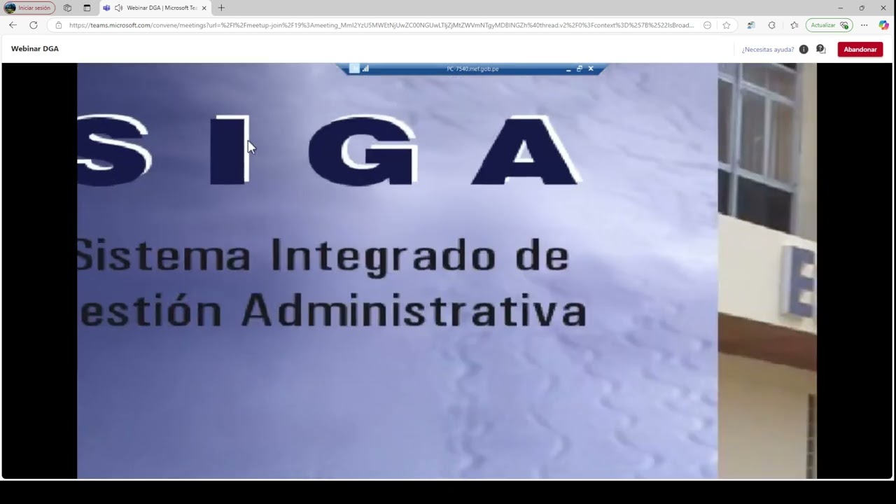 Gestión Patrimonial 2024 2025 Procedimientos para el Cierre y Apertura en el SIGA MEF 2025  II