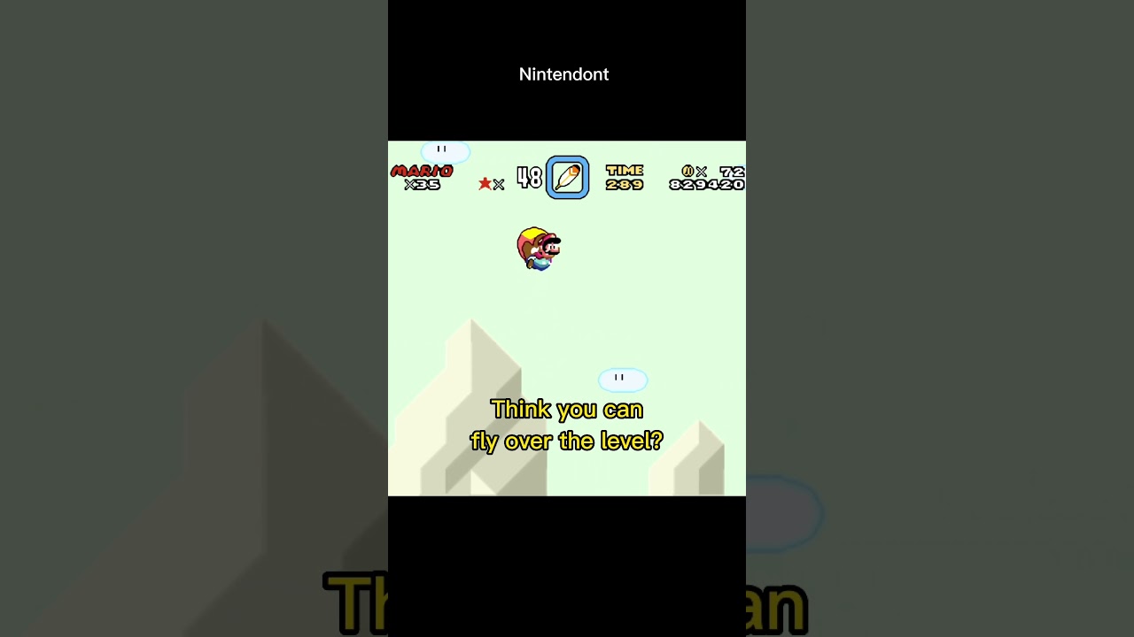 Nintendont do this #nintendont #supermarioworld #retrogaming #snes #mario #smw #youtubeshorts