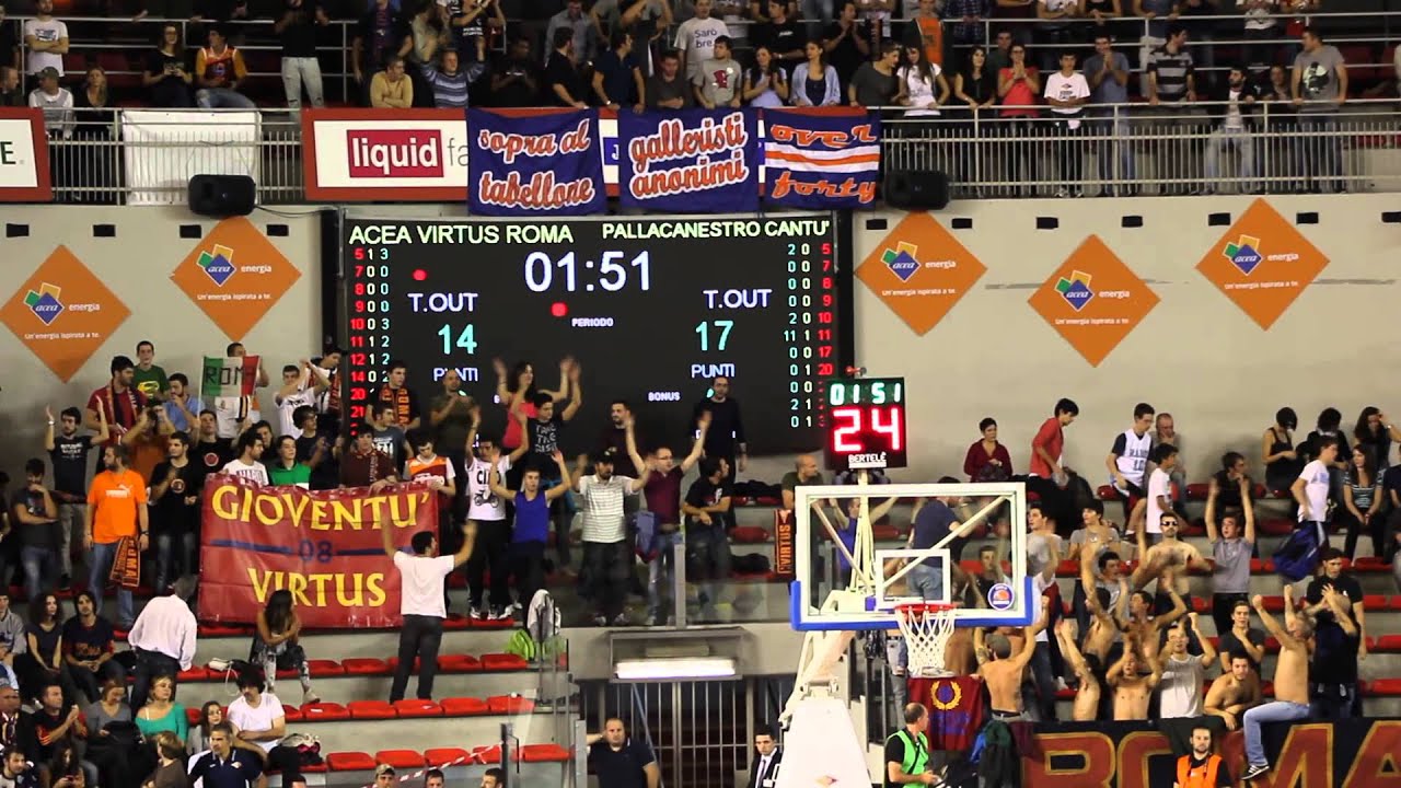 Virtus Roma-Cant&ugrave; 80-82, Legabasket A