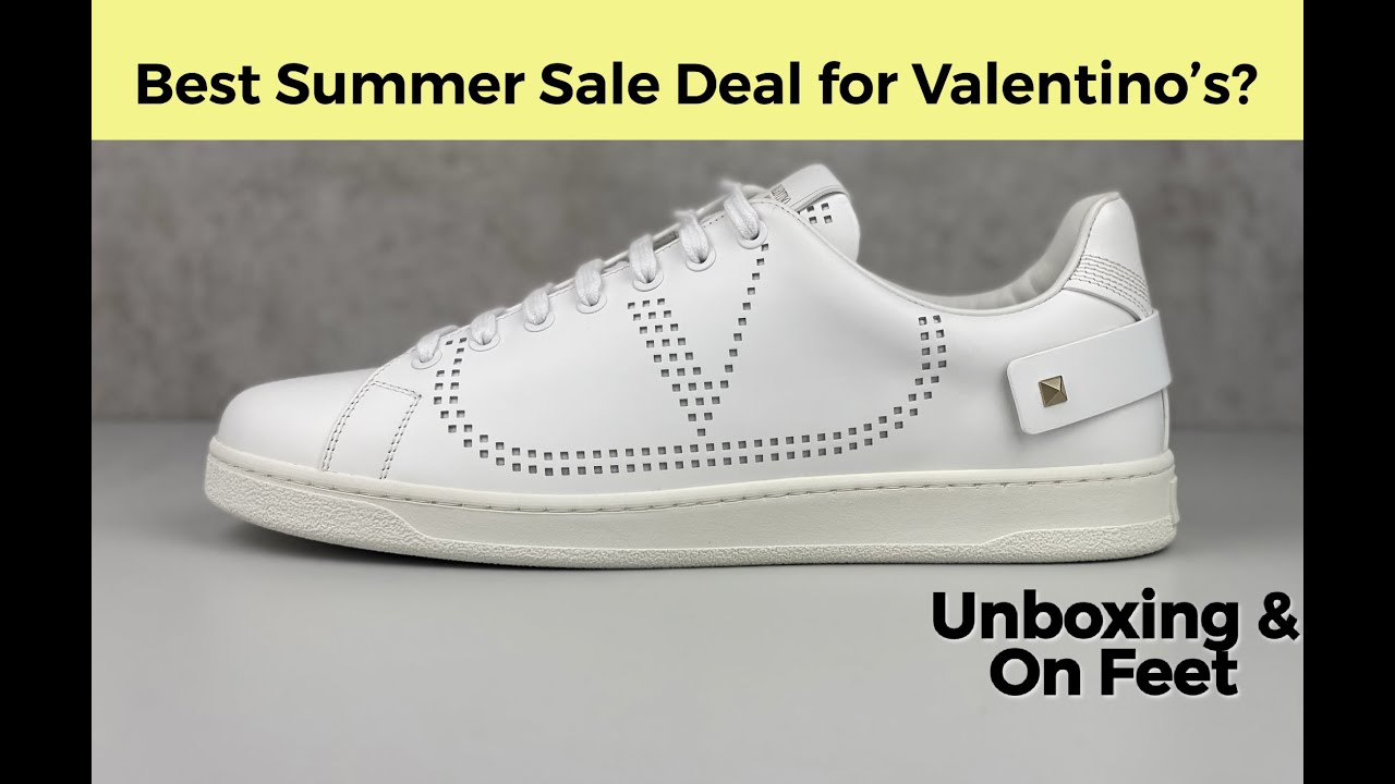 The best luxury sneaker sale deal this summer? | VALENTINO GARAVANI Backnet  | UNBOXING & ON FEET