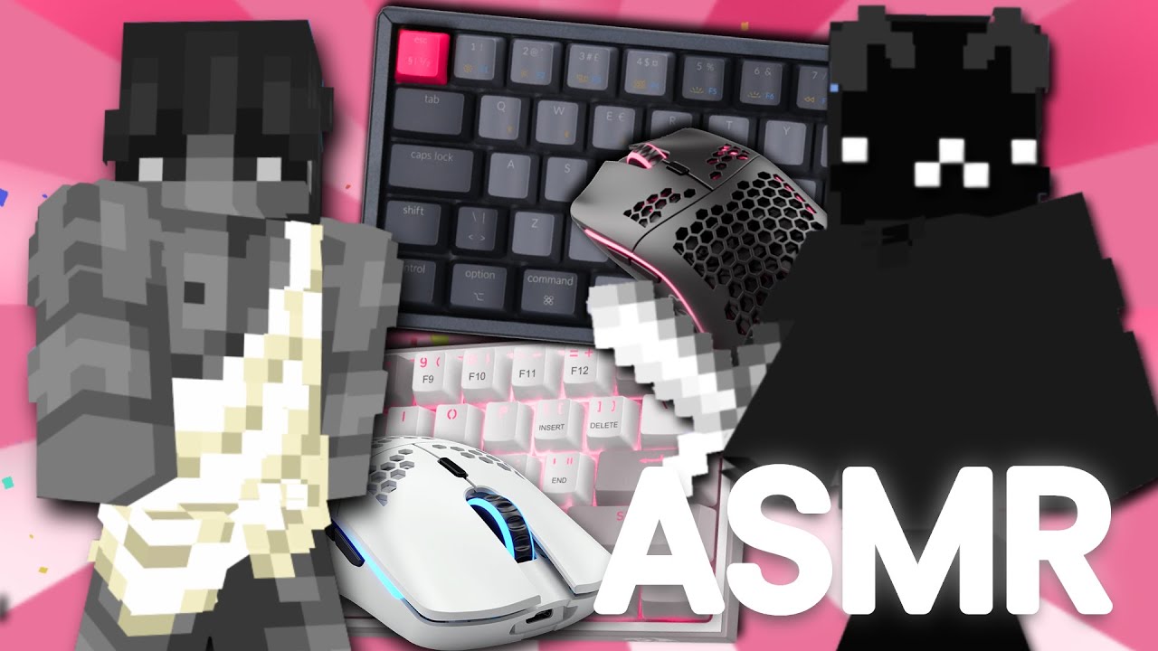 Thocky Keyboard ASMR + Mouse Sounds w/ Ixc | Hypixel Bedwars