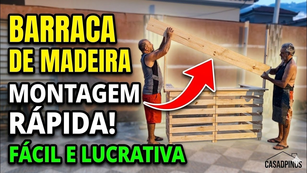 como montar barraca desmontável, mybox marcenaria, marcenaria lucrativo,#diy ,#woodworking , #build