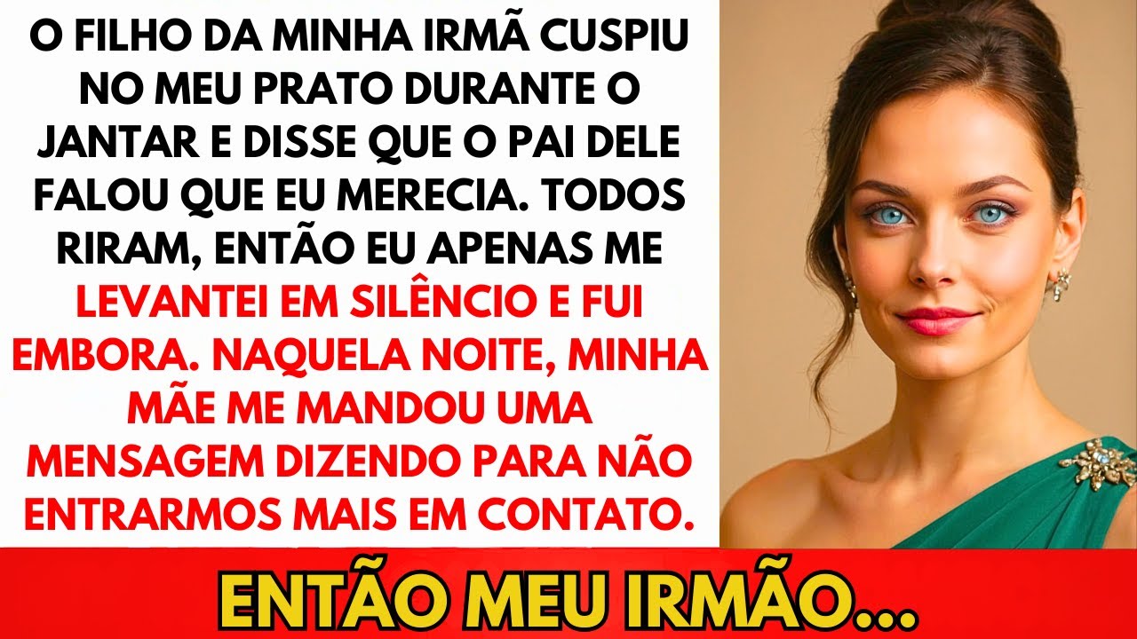 O Filho Da Minha Irmã Cuspiu No Meu Prato No Jantar E Disse: 