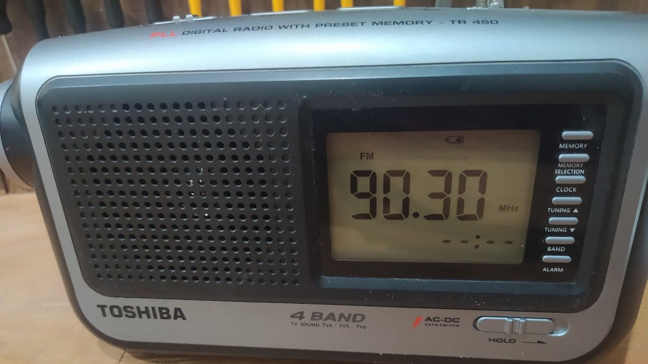Rádio Toshiba TR450 - 4 Bandas 