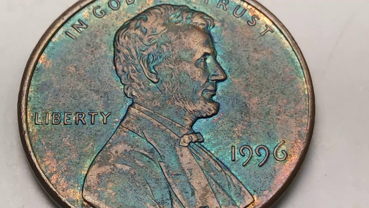 EL. CENTAVO. DE. 1996. NO.S. PROOF.   Y. SU. COLOR. NATUTAL