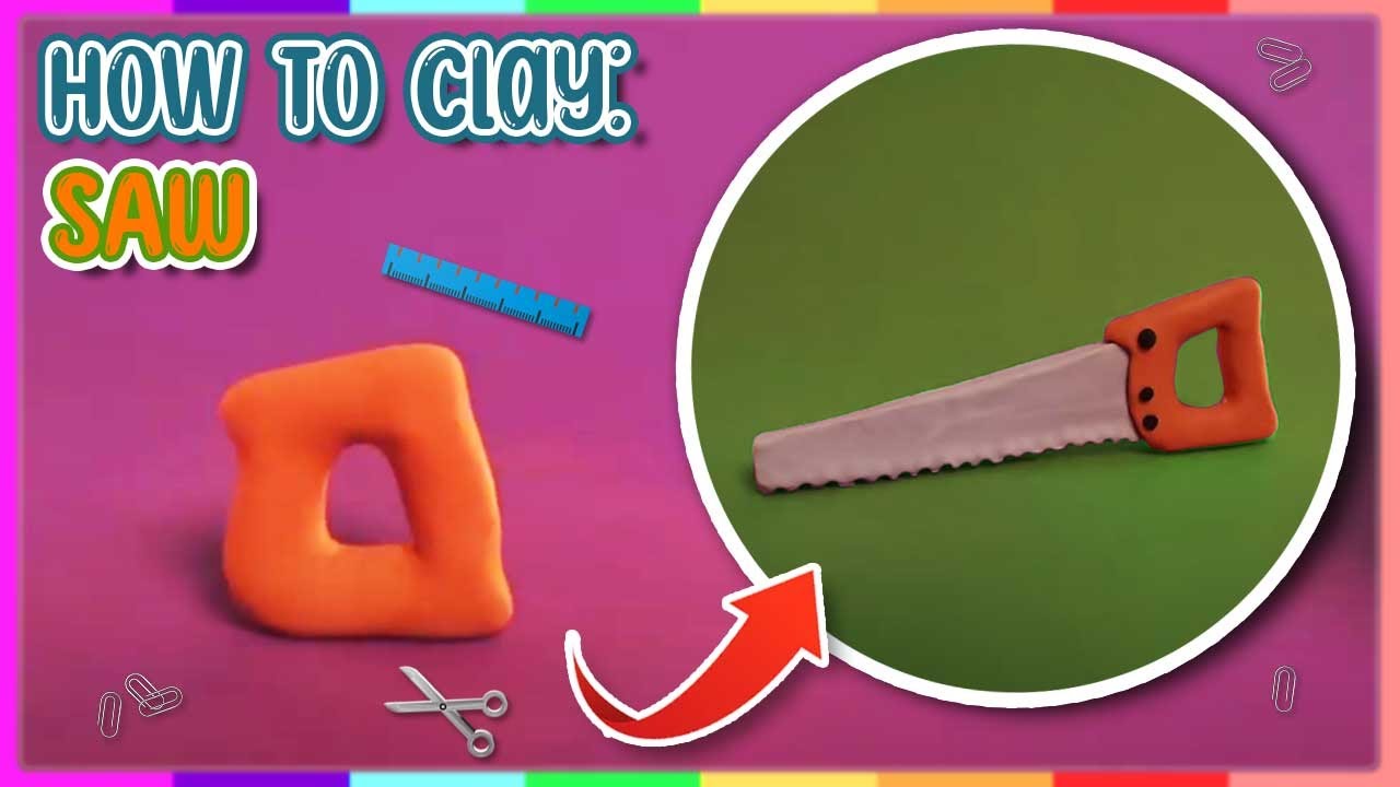 🪚 How to Make a Saw Out of Clay: The Easy Way!