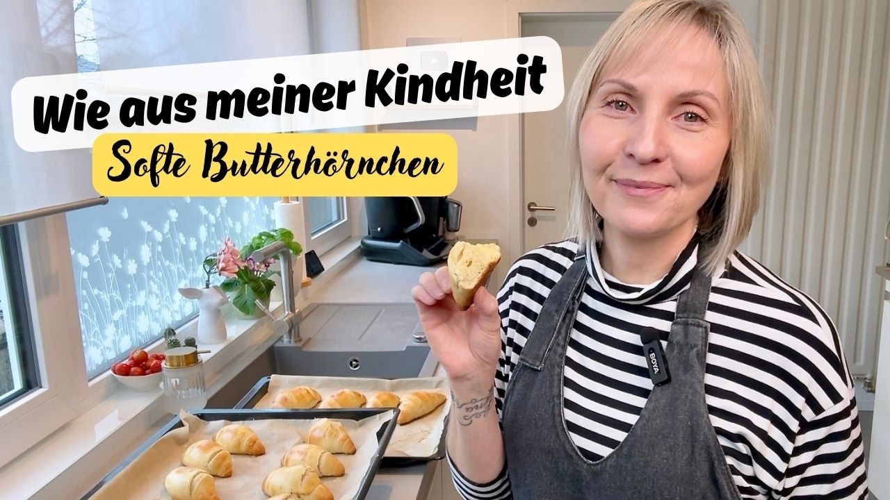 Softe BUTTERHÖRNCHEN aus meiner Kindheit 🥐👧🏼 - Thermomix® TM5/TM6/TM7