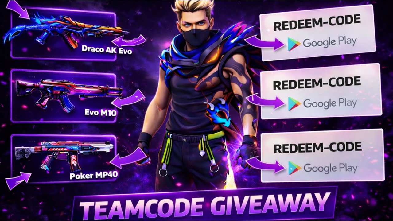 GIVEWAY BY NOVX GM LIVE 🎁JALDI SE LOOT🎁#FREEFIRE #live #totalgaming #ungradutegamer #giveway