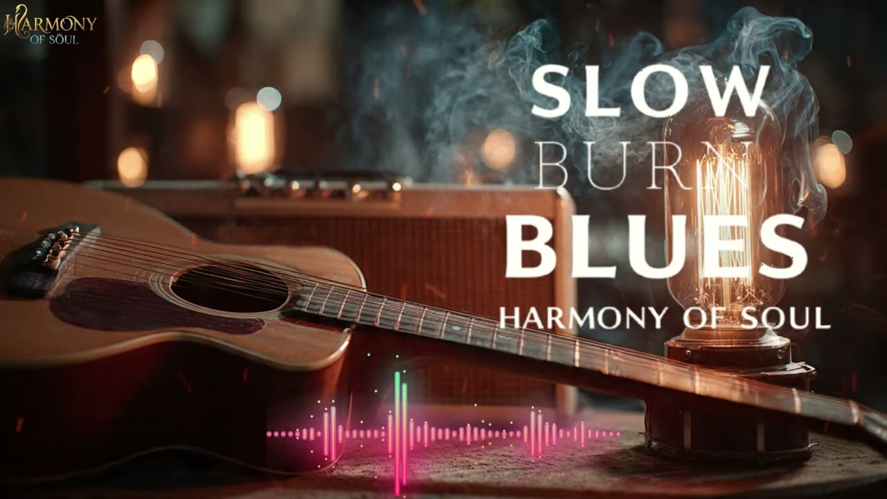 Slow Burn Blues – Midnight Guitar Instrumental | Harmony of Soul