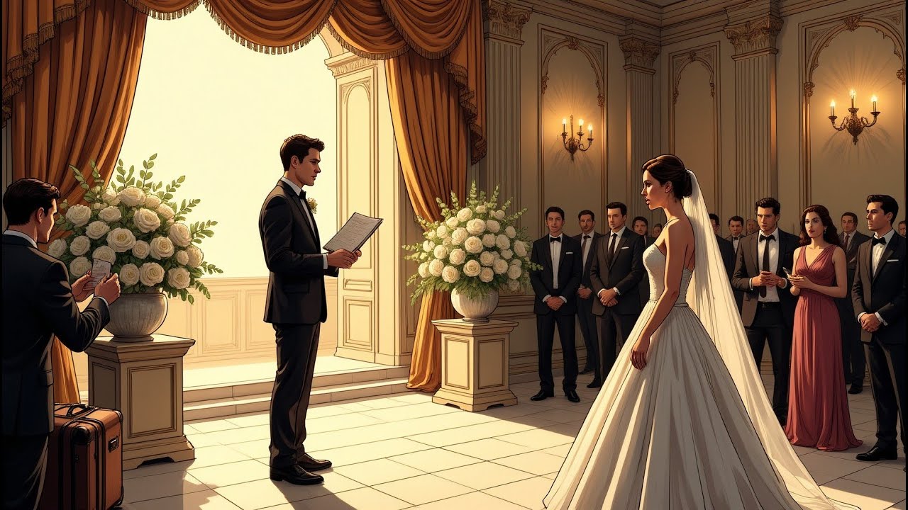 En la boda, recibí el certificado de matrimonio de mi esposa y su asistente. Cuando ella vio mi...