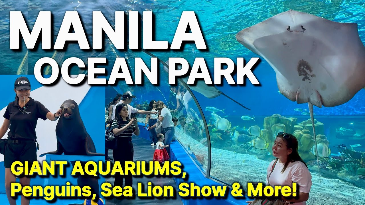 What’s NEW at MANILA OCEAN PARK, Philippines | FULL TOUR -Oceanarium, Biodome, Sea Lion Show & More!