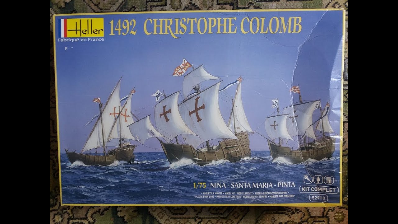 Heller 1/75 Christopher Columbus ship set.