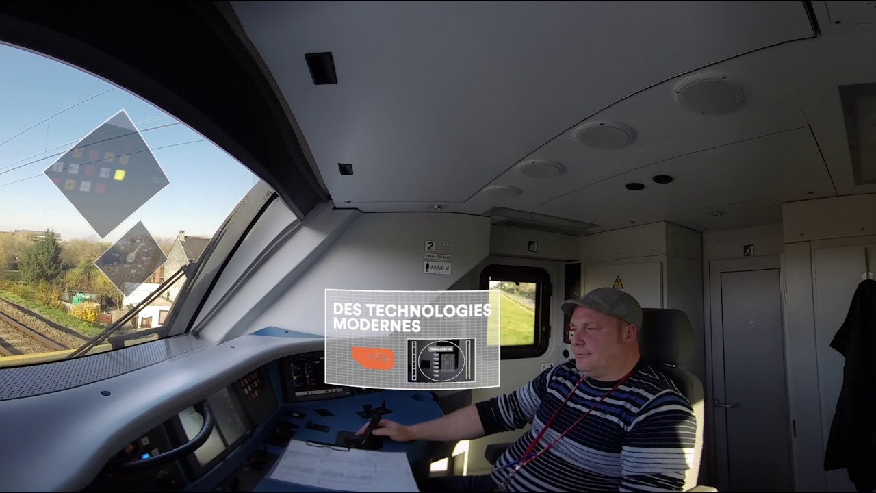 Découvrez le métier de conducteur de train en 360°