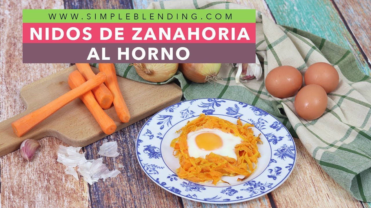 INCREÍBLES NIDOS DE ZANAHORIA CON HUEVO AL HORNO | Sorprende a todos con esta cena fácil de verduras