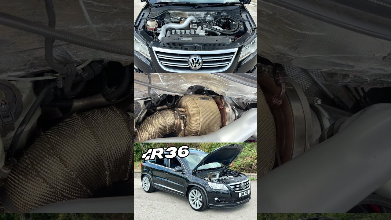 VW Tiguan мощностью 720 л.с. с коробкой передач R36 😳