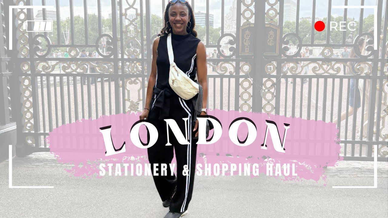 What I Bought in London | Stationery & Shopping Haul #StationeryHaul #summervacation