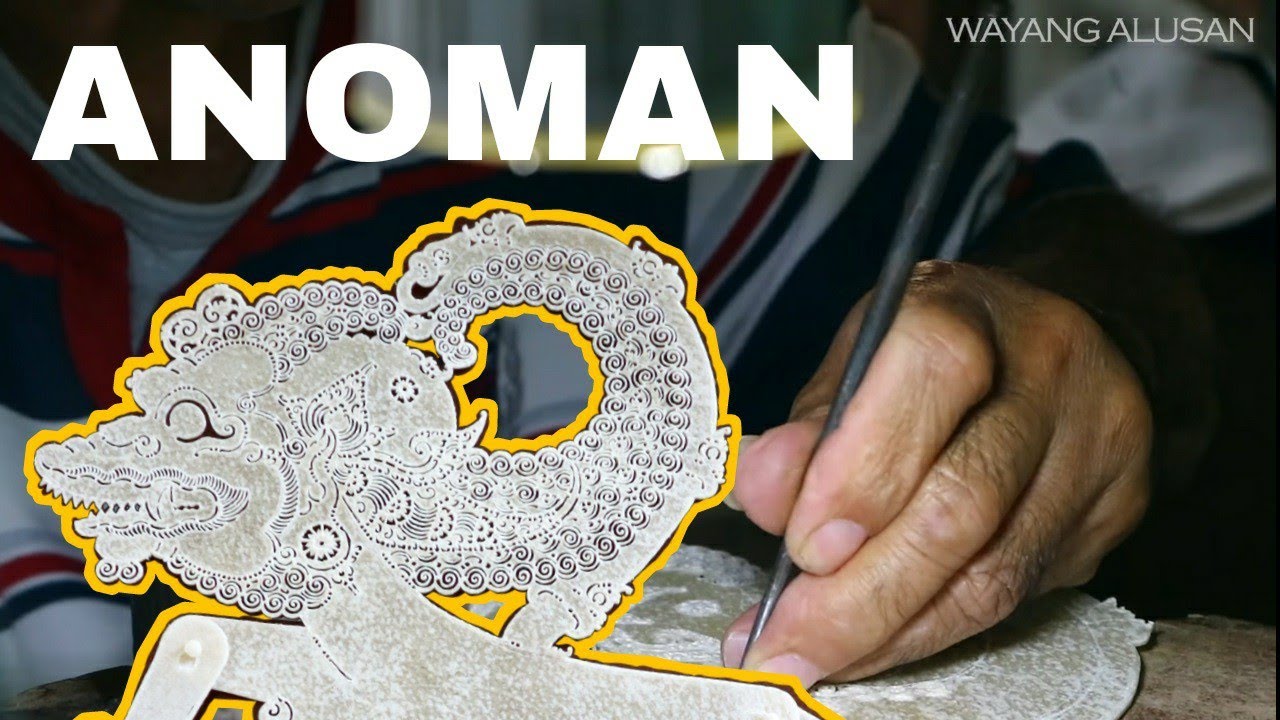 Proses Pemahatan Wayang kulit Anoman