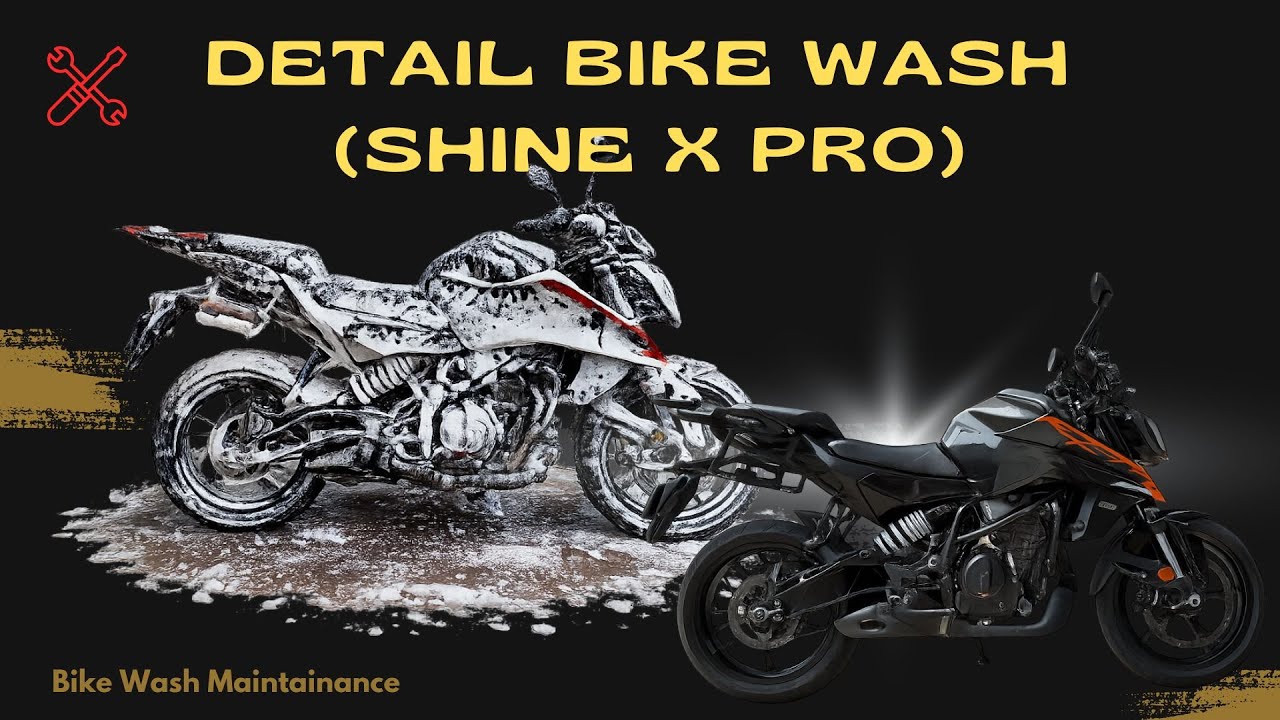 Complete Bike Wash & Chain Cleaning | SHINE X PRO