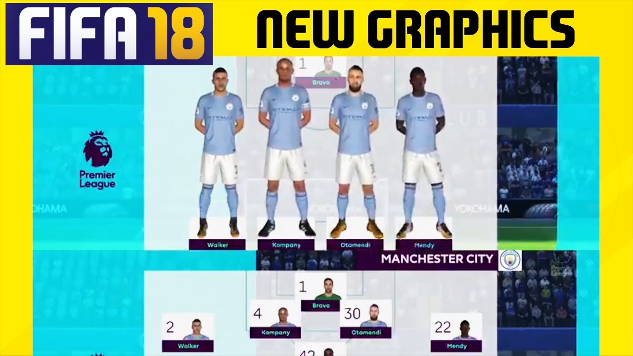 FIFA 18 New Features: New Premier League Graphics and Presentations