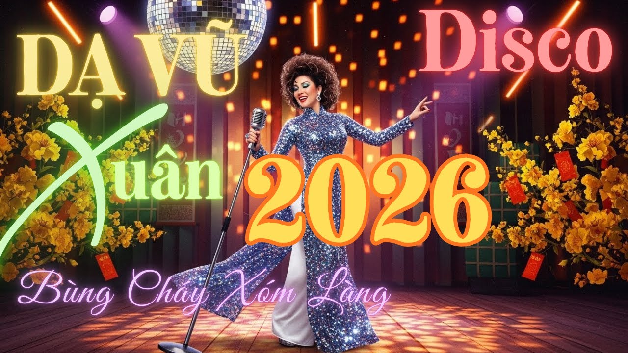 NHẠC XU&Acirc;N DISCO 2026 - LI&Ecirc;N KH&Uacute;C BONEY M LỜI VIỆT HẢI NGOẠI S&Ocirc;I ĐỘNG NHẤT | TinhCaBoleroAI |