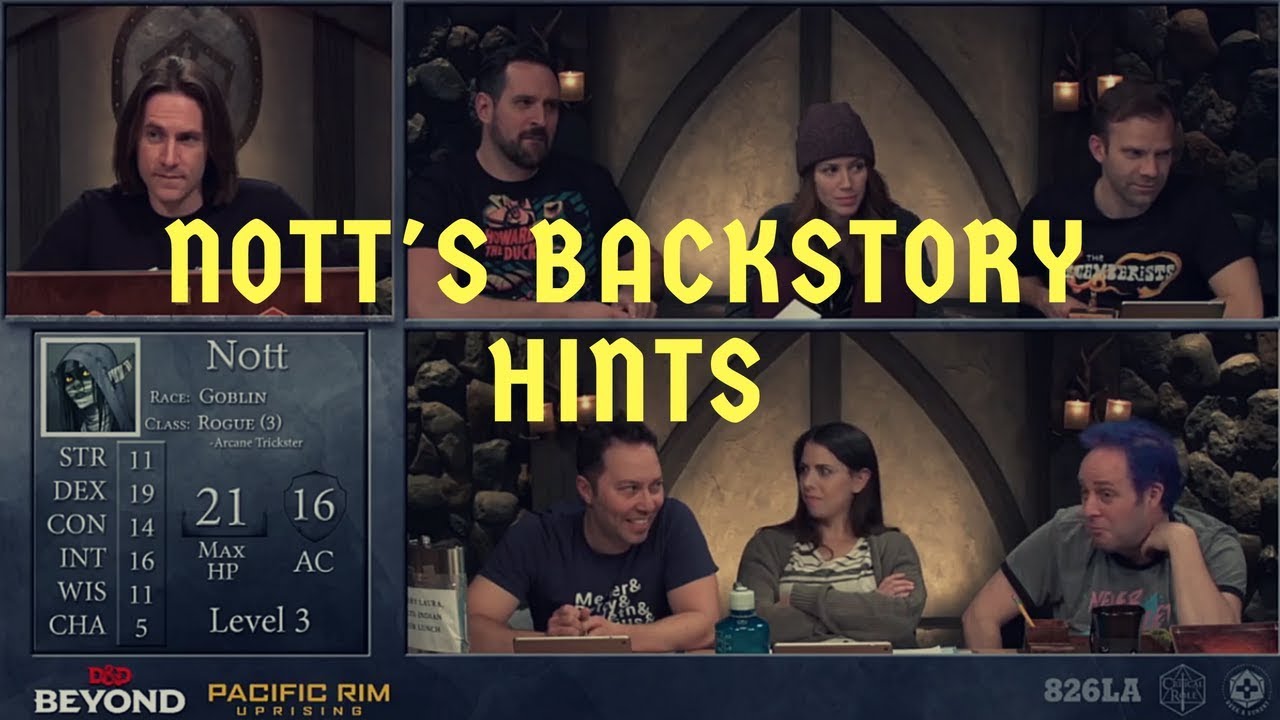 Nott's backstory hints Eps 1-18