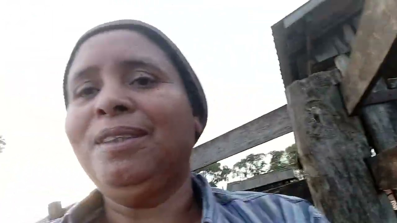 Tirando leite e fazendo faxina na varanda 🐄🐄🧹🧹