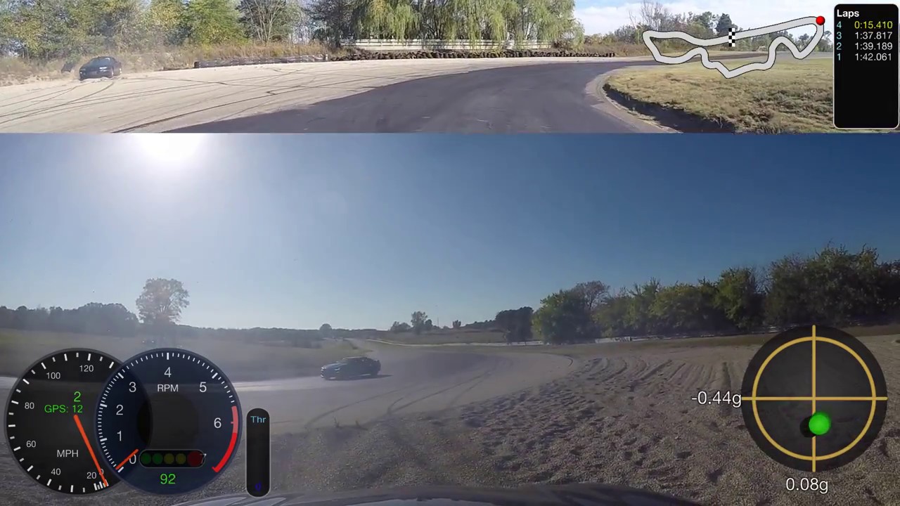 Coming in too hot to turn one at Grattan Raceway