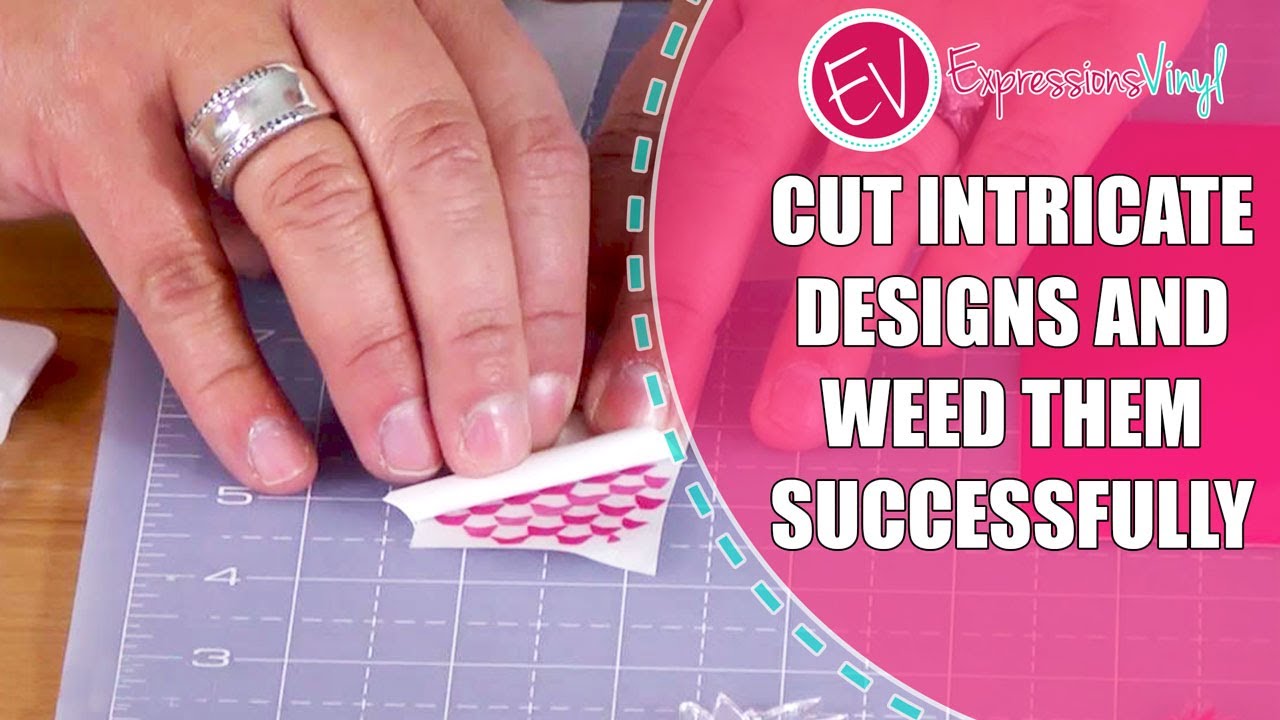 Cut Intricate Designs With Vinyl and Weed Them Successfully