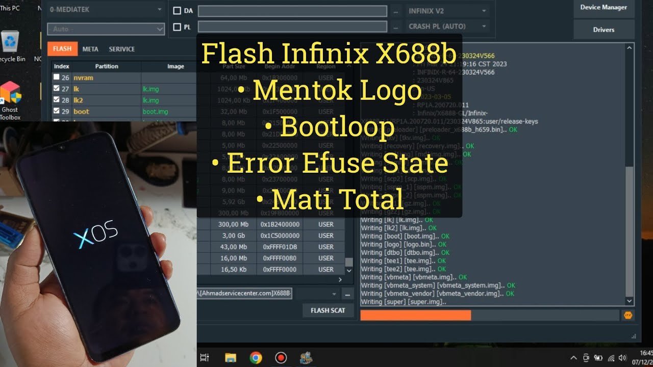 Flash Infinix Hot 10/11 Play X688b
