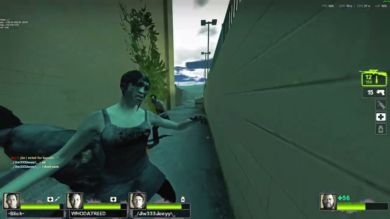 l4d2 but with no strecthed res or addon spam jus a little :)