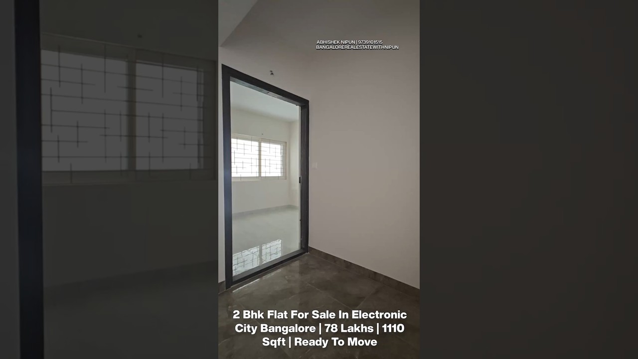 Flat in electronic city | 2 bhk flat in electronic city Bangalore | Apartment in electronic city