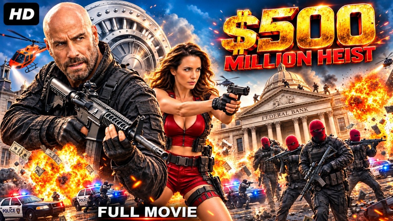 $500 MILLION HEIST - Full Movie | Hollywood Action Movie | John T, Kristin | Free English Movies