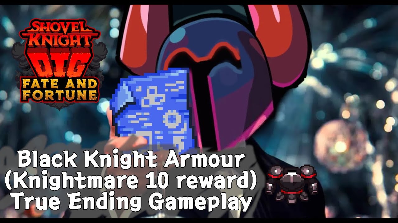 Shovel Knight Dig: Black Knight Armor gameplay