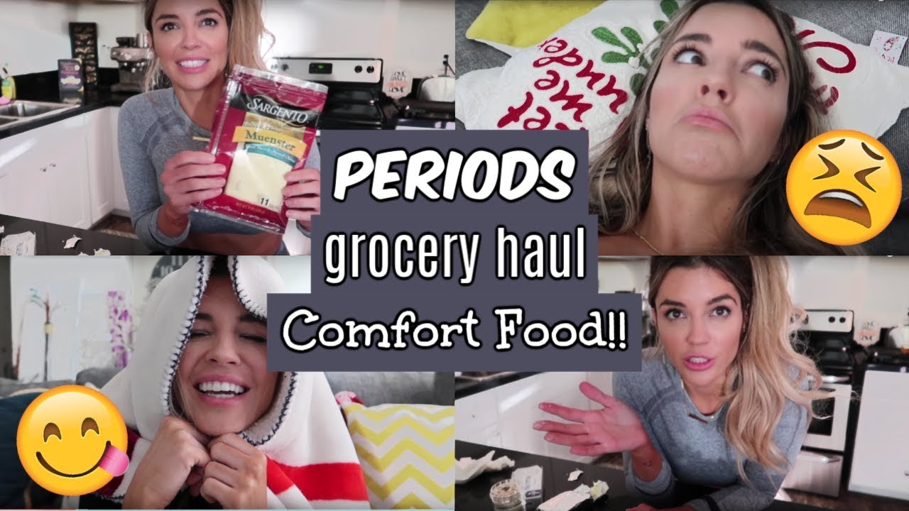 PERIODS, GROCERY HAUL, & COMFORT FOODS | THURS DAY IN THE LIFE