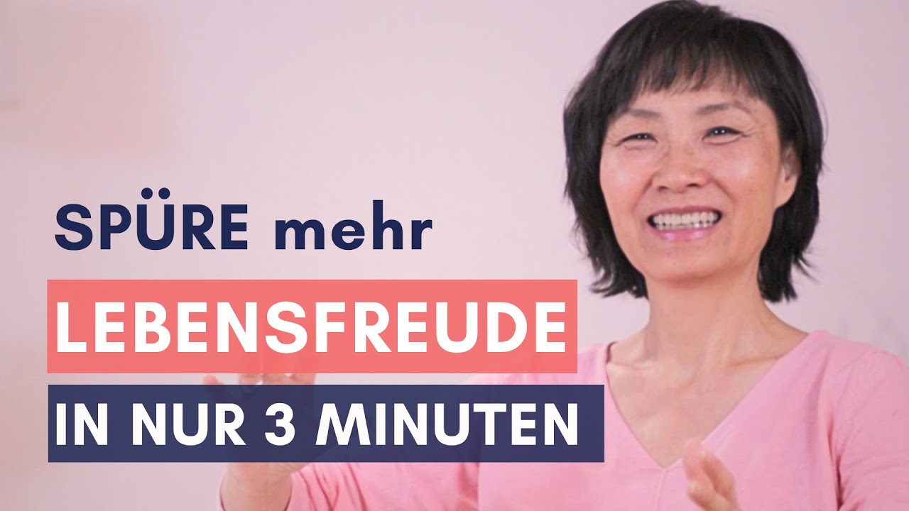 Lebensfreude wiederfinden mit nur 3 Minuten Bewegung am Tag