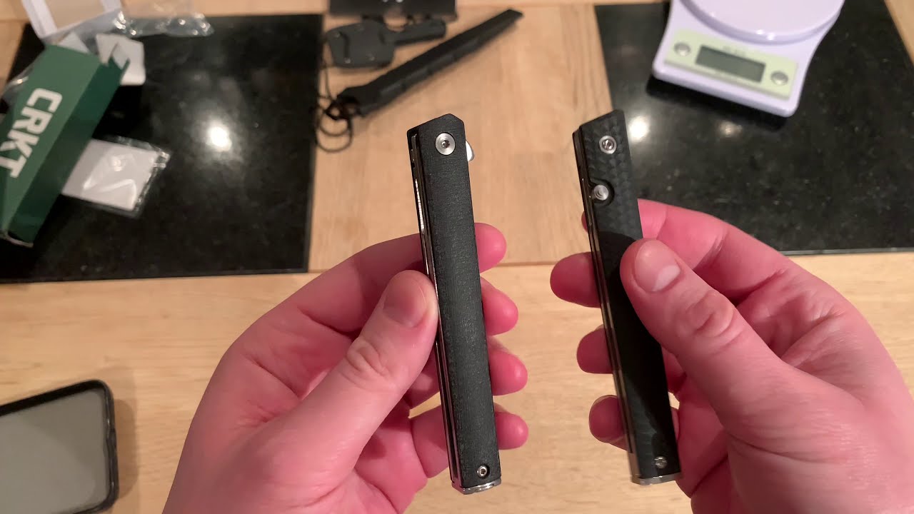 Сравнение CRKT CEO и CRKT CEO Flipper 2021 года